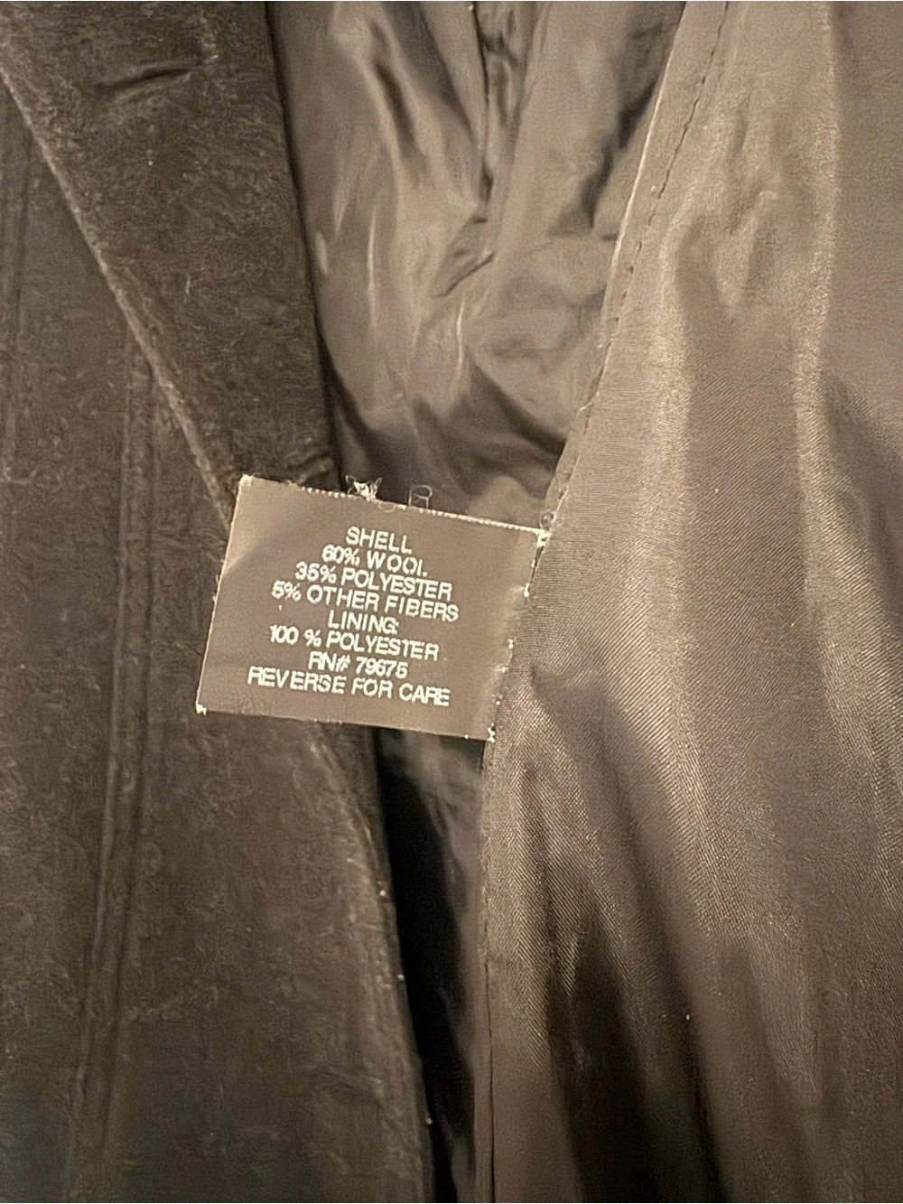 Michael Kors Black Trench Coat with Gold Buttons